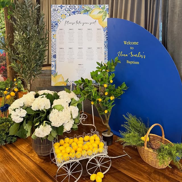 Amalfi themed party
