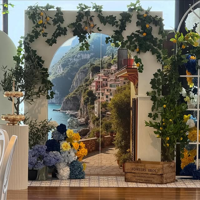 Custom Amalfi backdrops